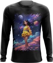 Camiseta Manga Longa Bailarina Espacial Dança 1