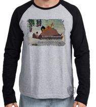 Camiseta Manga Longa Baloo Mogli Extraordinário