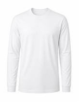 Camiseta Manga Longa Básica 100 Algodão Premium Várias Cores TRV- Envio Imediato -
