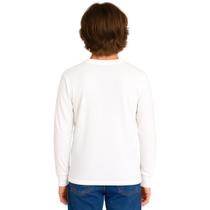 Camiseta Manga Longa Básica Juvenil Algodão Brandili