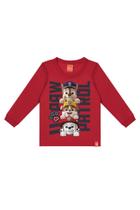 Camiseta Manga Longa Bebê Patrulha Canina Malwee Kids Camiseta Manga Longa Bebê Patrulha Canina Malwee Kids