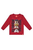 Camiseta Manga Longa Bebê Patrulha Canina Malwee Kids Camiseta Manga Longa Bebê Patrulha Canina Malwee Kids