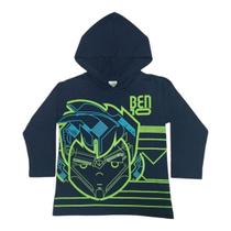 Camiseta Manga Longa Ben10 Menino Azul Marinho - Fakini Camiseta Manga Longa Ben10 Menino Azul Marinho - Fakini