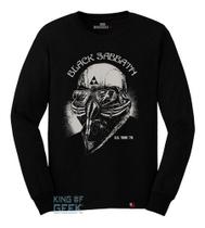 Camiseta Manga Longa Black Sabbath Tony Stark Rock Us Tour78