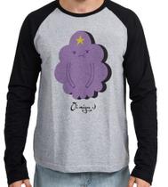 Camiseta Manga Longa blusa Adventure Time Princesa Caroço