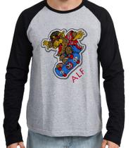 Camiseta Manga Longa blusa Alf Et teimoso skate