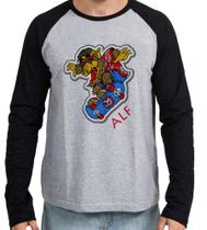Camiseta Manga Longa blusa Alf Et teimoso skate Camiseta Manga Longa blusa Alf Et teimoso skate