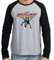 Camiseta Manga Longa blusa Bill & Ted Camiseta Manga Longa blusa Bill & Ted