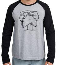 Camiseta Manga Longa blusa Biscoito da Sorte
