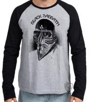 Camiseta Manga Longa blusa Black Sabbath