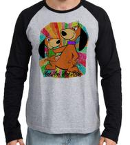 Camiseta Manga Longa blusa Bob pai Bob filho