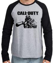 Camiseta Manga Longa blusa Call of Duty