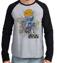 Camiseta Manga Longa blusa Cartoon Network personagens Camiseta Manga Longa blusa Cartoon Network personagens