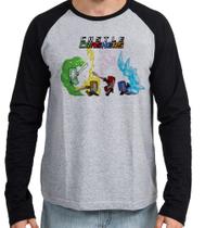 Camiseta Manga Longa blusa Castle Crashers
