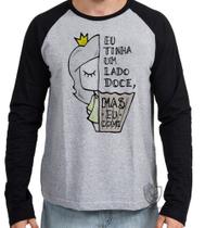 Camiseta Manga Longa blusa Cupcake