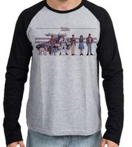 Camiseta Manga Longa blusa De volta para o futuro