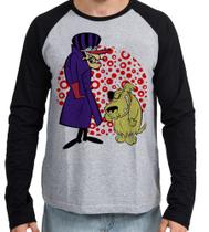 Camiseta Manga Longa blusa Dick Vigarista Mutley