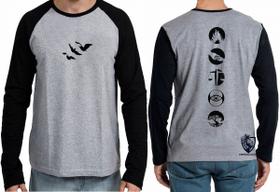 Camiseta Manga Longa blusa Divergente facções Camiseta Manga Longa blusa Divergente facções
