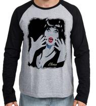 Camiseta Manga Longa blusa Elvira rainha das trevas