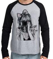 Camiseta Manga Longa blusa Fotógrafo love what you do