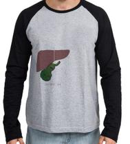 Camiseta Manga Longa blusa Gallstones suck