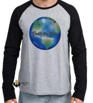 Camiseta Manga Longa blusa Gratidão Gaia Camiseta Manga Longa blusa Gratidão Gaia