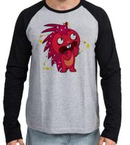 Camiseta Manga Longa blusa Happy Tree Friends Flakey