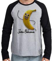 Camiseta Manga Longa blusa João Banana
