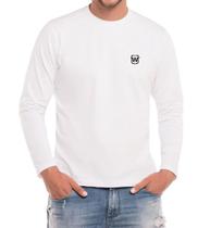 Camiseta Manga Longa Blusa Masculina 100% Algodão Wooks WC15