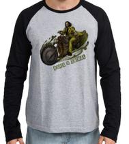 Camiseta Manga Longa blusa MIB Boris o Animal Camiseta Manga Longa blusa MIB Boris o Animal
