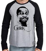 Camiseta Manga Longa blusa Mussum Cacildis Camiseta Manga Longa blusa Mussum Cacildis