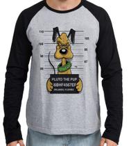 Camiseta Manga Longa blusa Pluto prisão Camiseta Manga Longa blusa Pluto prisão