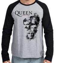 Camiseta Manga Longa blusa Queen Forever