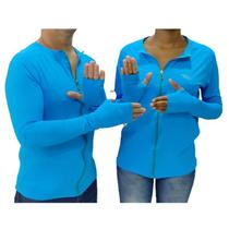 Camiseta Manga Longa blusa termica Proteção UV 50+ Feminina