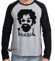 Camiseta Manga Longa blusa Toca Raul