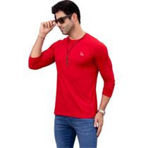 Camiseta Manga Longa Bordado Masculina Revanche Fontioso