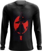 Camiseta Manga Longa Bruxa Halloween Vermelha 3 - Kasubeck Store