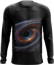 Camiseta Manga Longa Buraco Negro Gravidade Espaço 6