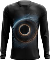 Camiseta Manga Longa Buraco Negro Gravidade Espaço 9