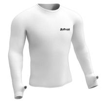 Camiseta Manga Longa c/ Polegar Proteção Solar UV50+ ByRacer - Cor Branca - Tamanho 3G