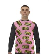 Camiseta Manga Longa Camisa Game Over Jogo Perdido Games 68