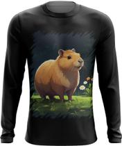 Camiseta Manga Longa Capivara do Bem Animalzinho 10 - Kasubeck Store