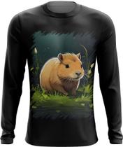 Camiseta Manga Longa Capivara do Bem Animalzinho 19 - Kasubeck Store