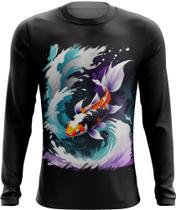 Camiseta Manga Longa Carpa Peixe Sucesso Bravura Força 6