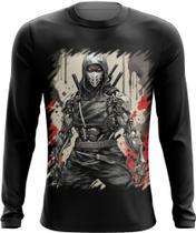 Camiseta Manga Longa Ciborgue Ninja Robô Espreita 1