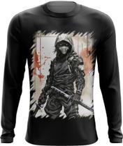 Camiseta Manga Longa Ciborgue Ninja Robô Espreita 2