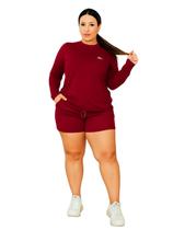 Camiseta Manga Longa Com Proteção UV FPS50 Feminino Plus Size