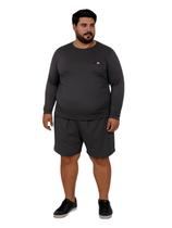 Camiseta Manga Longa Com Proteção UV FPS50 Plus Size