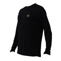 Camiseta Manga Longa D'M Poliamida-Fit Preta Camiseta Manga Longa D'M Poliamida-Fit Preta