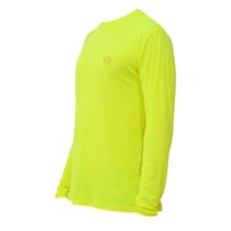 Camiseta Manga Longa D'M Skin-Fit Amarela Camiseta Manga Longa D'M Skin-Fit Amarela